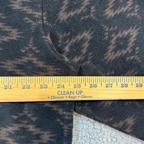 Cinch Polar Black Fleece Pullover MWK1514015 Aztec Print Mens Size XL Snap Up - Picture 6 of 8